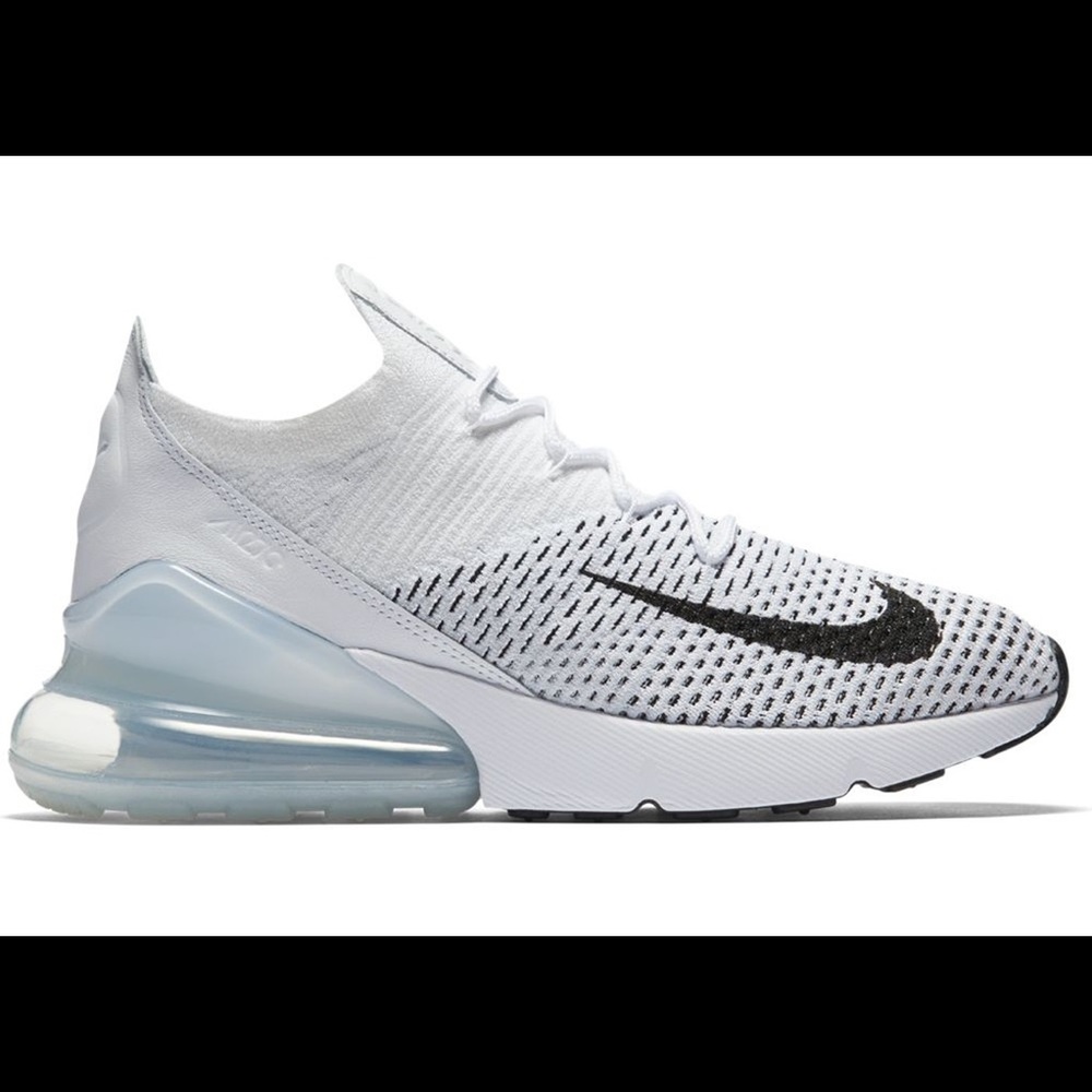 Nike Air Max 270 Flyknit - White/Black